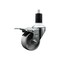 Service Caster 3'' Semi Steel Swivel 1-1/2'' Expanding Stem Caster Total Lock Brake SCC-EXTTL20S314-SSS-112 - alternate 1